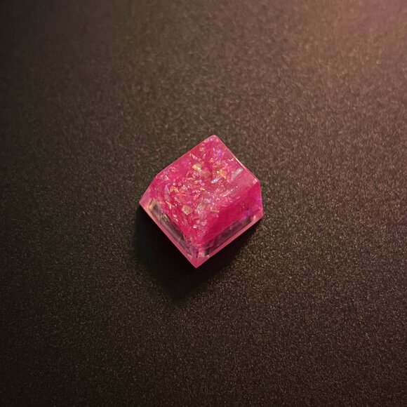 Pink Glitter Sparkly Keycap for OEM Design, "+" switches Mechanical Keyb… - Picture 1 of 3
